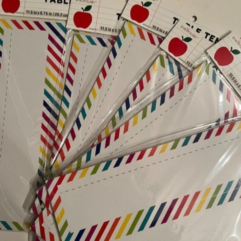 Table Tents - Lot of SIX packs from‎ Creatology (36 tents total). NIP